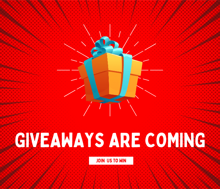 Giveaways Are Coming Graphic